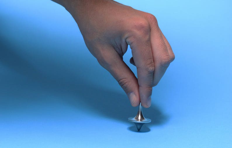 The Spin Stainless Steel Spinning Top // fidget // Stress Management // Gyro image 4