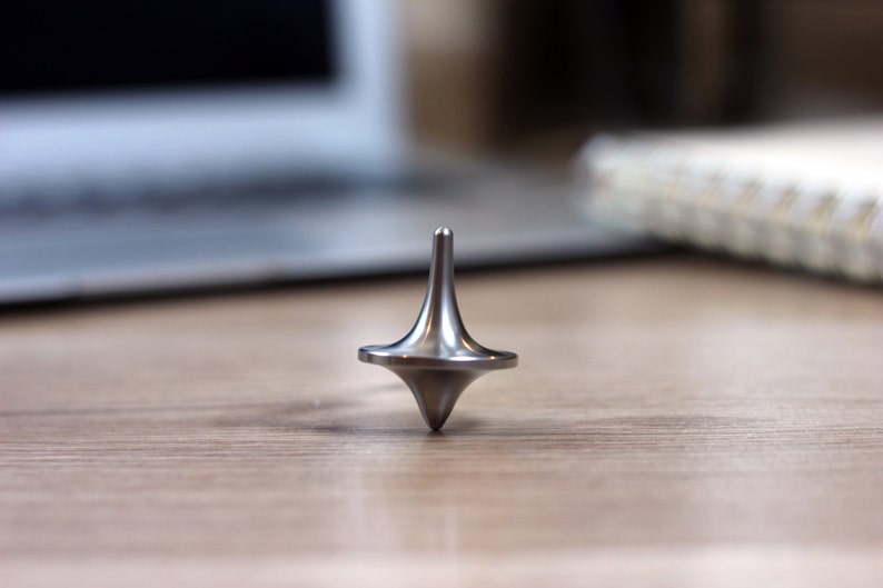 The Spin Stainless Steel Spinning Top // fidget // Stress Management // Gyro image 5