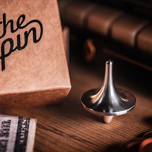 The Spin Stainless Steel Spinning Top // fidget // Stress Management // Gyro