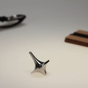 The Spin Stainless Steel Spinning Top // fidget // Stress Management // Gyro image 3