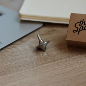 The Spin Stainless Steel Spinning Top // fidget // Stress Management // Gyro image 8