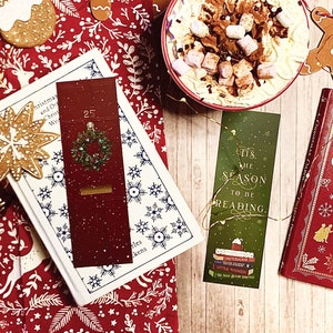 Christmas Bookmark | Festive Winter Themed Bookmark