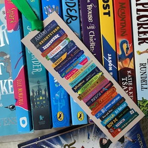 Middle Grade A-Z Bookmark