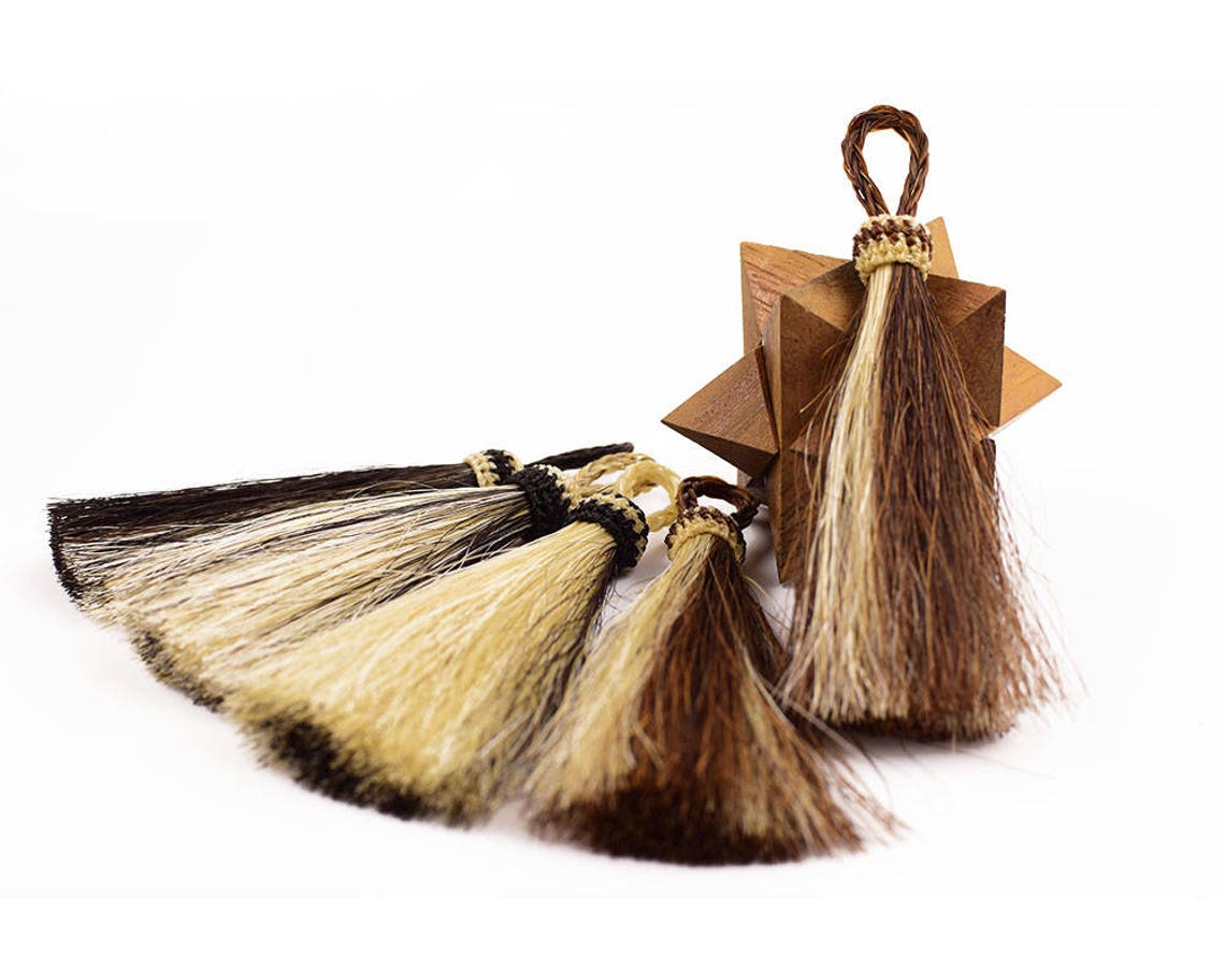 Horse Hair Tassels Handmade Tassel Horse Hair Natural Etsy