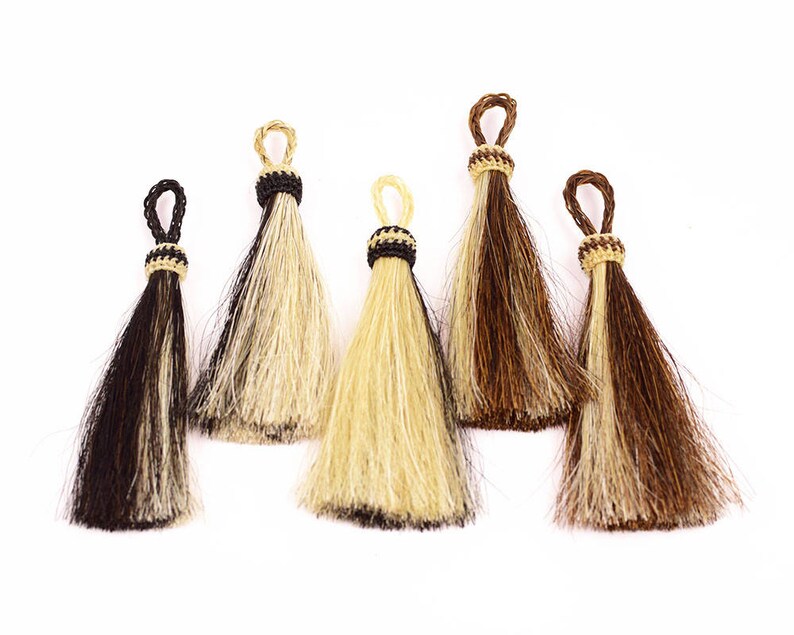 Horse Hair Tassels Handmade Tassel Horse Hair Natural Etsy