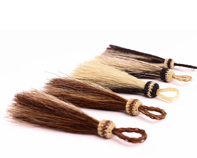 Horse Hair Tassels Handmade Tassel Horse Hair Natural Etsy