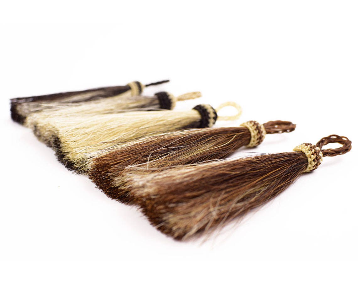 Horse Hair Tassels Handmade Tassel Horse Hair Natural Etsy