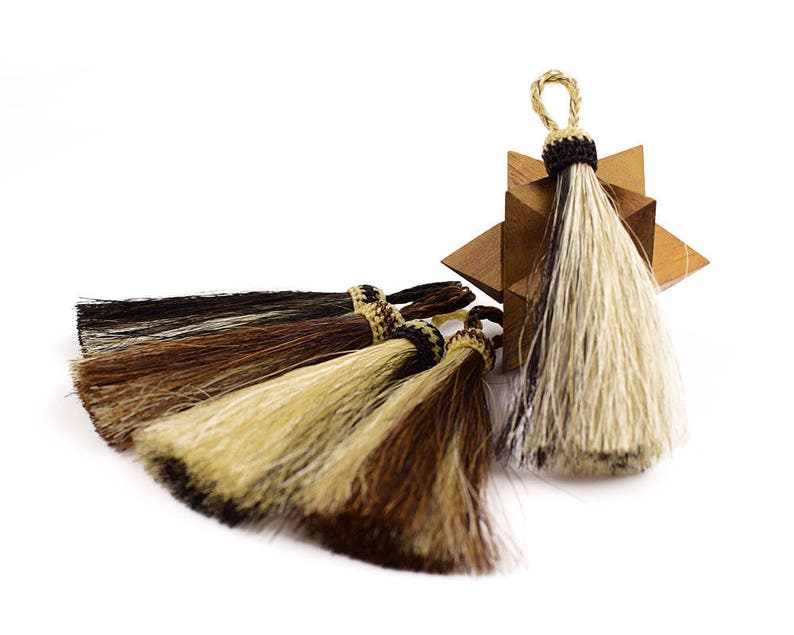 Horse Hair Tassels Handmade Tassel Horse Hair Natural Etsy