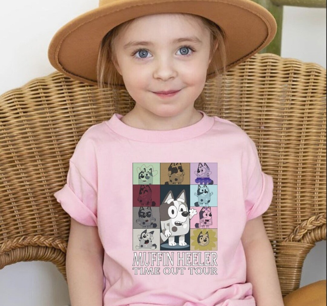 Muffin the Eras Tour Shirt Bluey Muffin Shirt Muffin Heeler Etsy