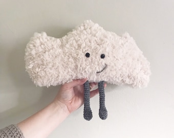 Crochet Stuffed Toy Crochet Stuffie Pattern Clarence the Cloud Amigurumi Crochet Pattern PDF