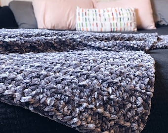 Crochet Blanket Pattern: The Velvet Throw Blanket, Crochet Home Decor,  Handmade Duvet, Cozy Gift For her