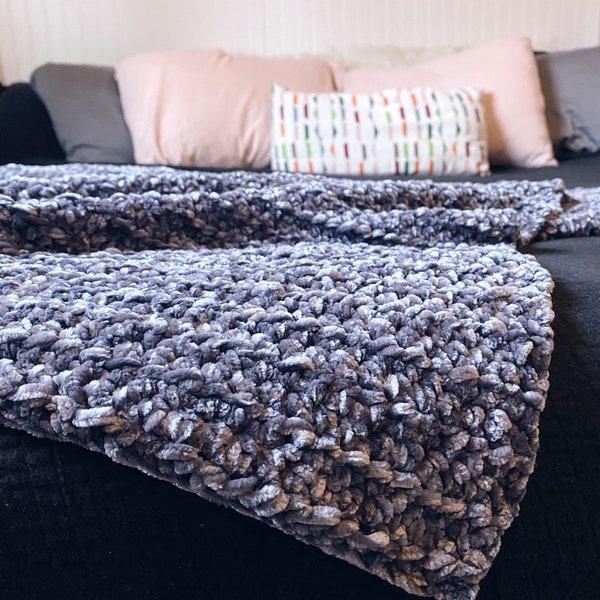 Crochet Blanket Pattern: The Velvet Throw Blanket, Crochet Home Decor,  Handmade Duvet, Cozy Gift For her