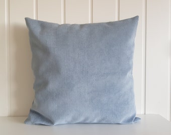 50x50cm/ 19,7x19,7inch corduroy cloudy blue pillow cover, for decorative pillow