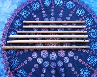 Overtone flutes in bamboo