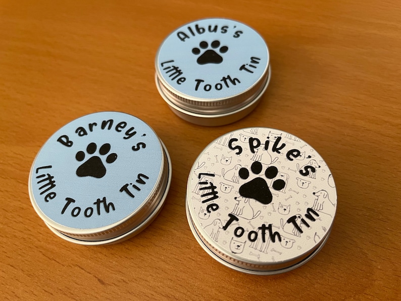 Boîte à dents pour chien en boîte souvenir pour animal de compagnie image 7