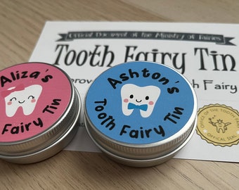 Tooth fairy tin