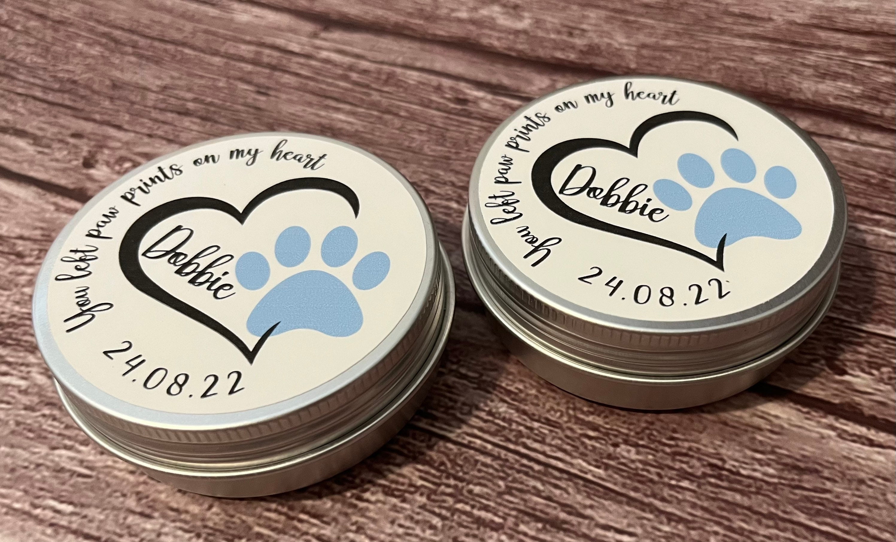 Personalised Pet Fur Pet Hair Memorial Keepsake Tin Dog Etsy UK