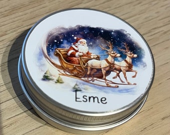 Personalisierte Weihnachtsschmuckdose Weihnachtsgeschenk-Strumpffüller