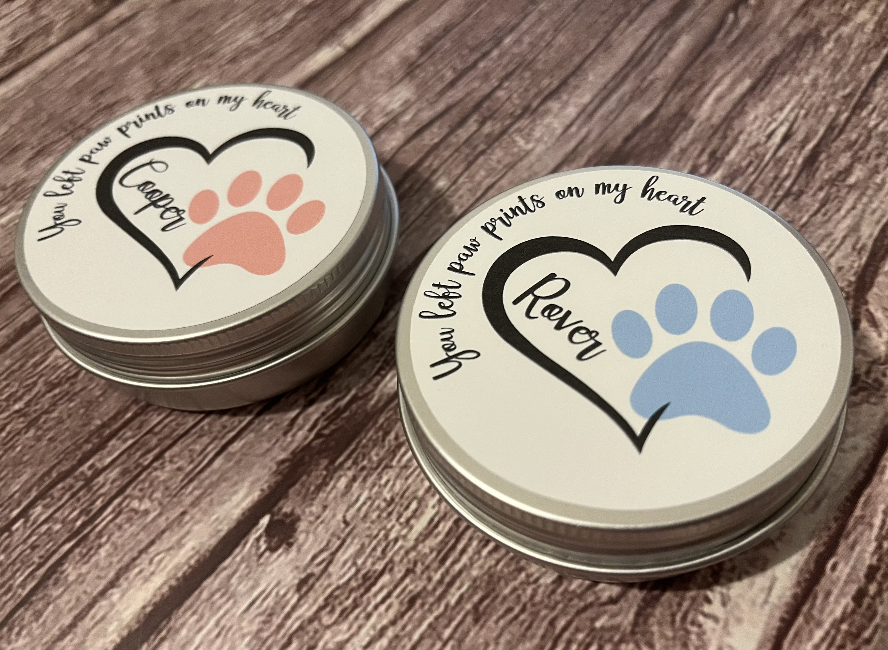 Personalised Pet Fur Pet Hair Memorial Keepsake Tin Dog Etsy UK