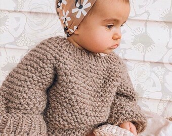 baby girl chunky sweater