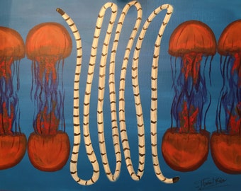 GPCR in Lipid Bilayer/Jellyfish and Sea Snake
