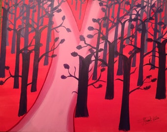 Aorta con bronquiolos/"Road Not Taken" de Robert Frost