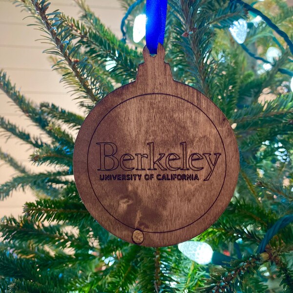 University of California, Berkeley ornament| Berkeley Christmas ornament| ornament| Custom college ornament| College Christmas ornaments