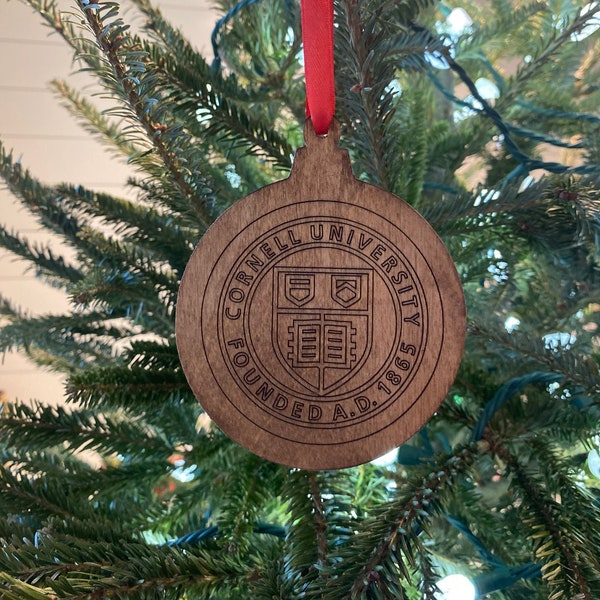 Cornell University ornament| Cornell Christmas ornament| Touchdown ornament| Custom college ornament| College Christmas ornaments