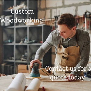 Custom Woodworking Services | Large and Small Builds | Furniture, Signs, Cutting Boards, & More | Made By Hand For You | Bulk Orders