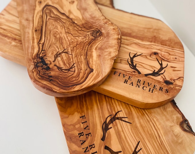 Olive Wood Cutting Boards | Customizable Cutting Board Set| Olive Wood Cutting Boards Olive Wood Charcuterie Boards| Wedding Gift