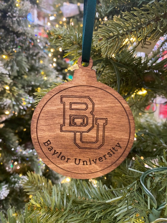 Baylor University Ornament Baylor Ornament Baylor Bears Etsy