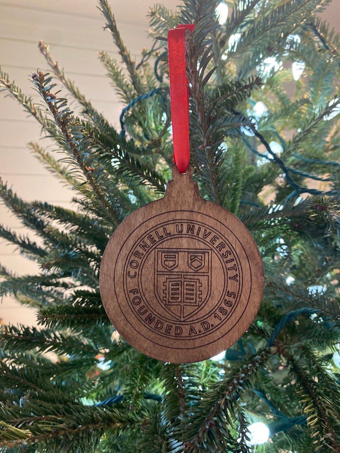Cornell Christmas Ornament 