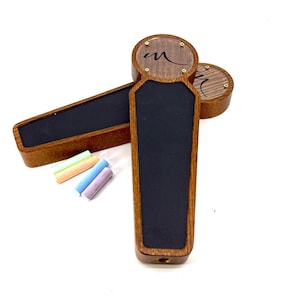 Custom Beer Tap Handle with UV Printed Logo – Chalkboard Section for Brew Name | Home Bar, Brewery, or Kegerator Accessory