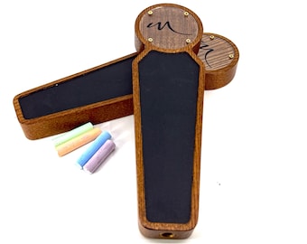 Mango de grifo de cerveza personalizado con logotipo impreso en UV: sección de pizarra para el nombre de la cerveza/accesorio para bar, cervecería o kegerator.