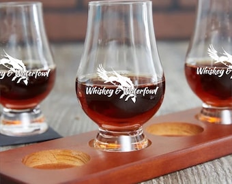 Custom Glencairn Whiskey Glasses| Any Logo, Any Names, Any Style| Single Or Double Sided| Custom Engraved Photos, Logos, Names, And More