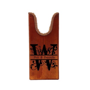 Custom Family Wooden Boot Jacks| Pine and Leather Boot Jacks| Handmade in Texas|Great For Rodeo Gifts| Great For Graduation Gifts| Family|