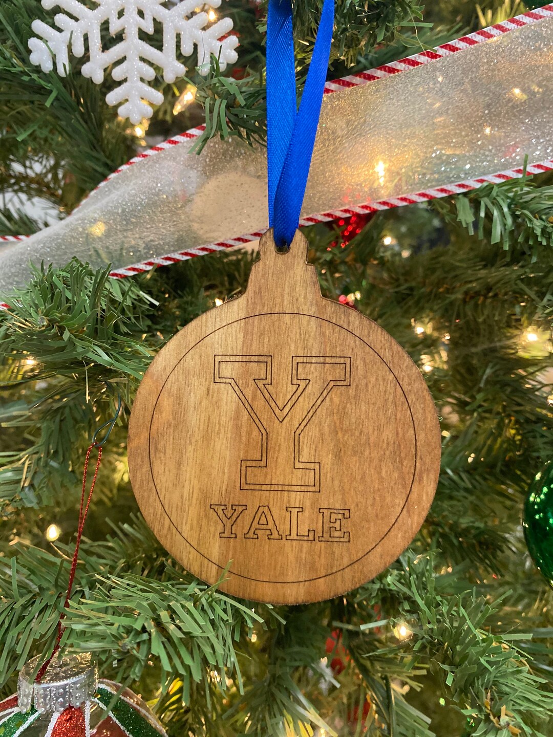 Yale Christmas Ornament 