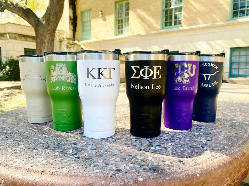 Custom RTIC Tumblers 20oz 30oz & 40oz Get Any College Logo Etsy