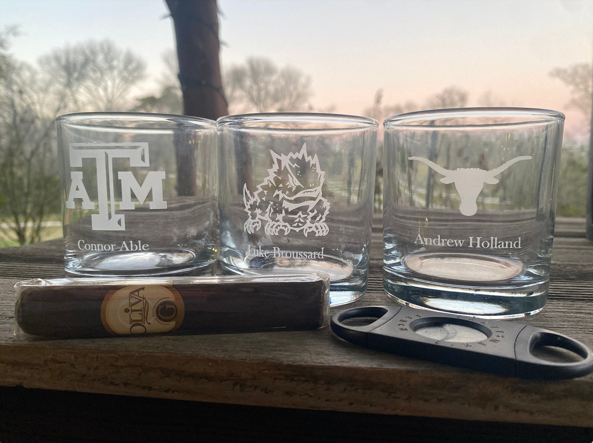 College Glasses & Barware