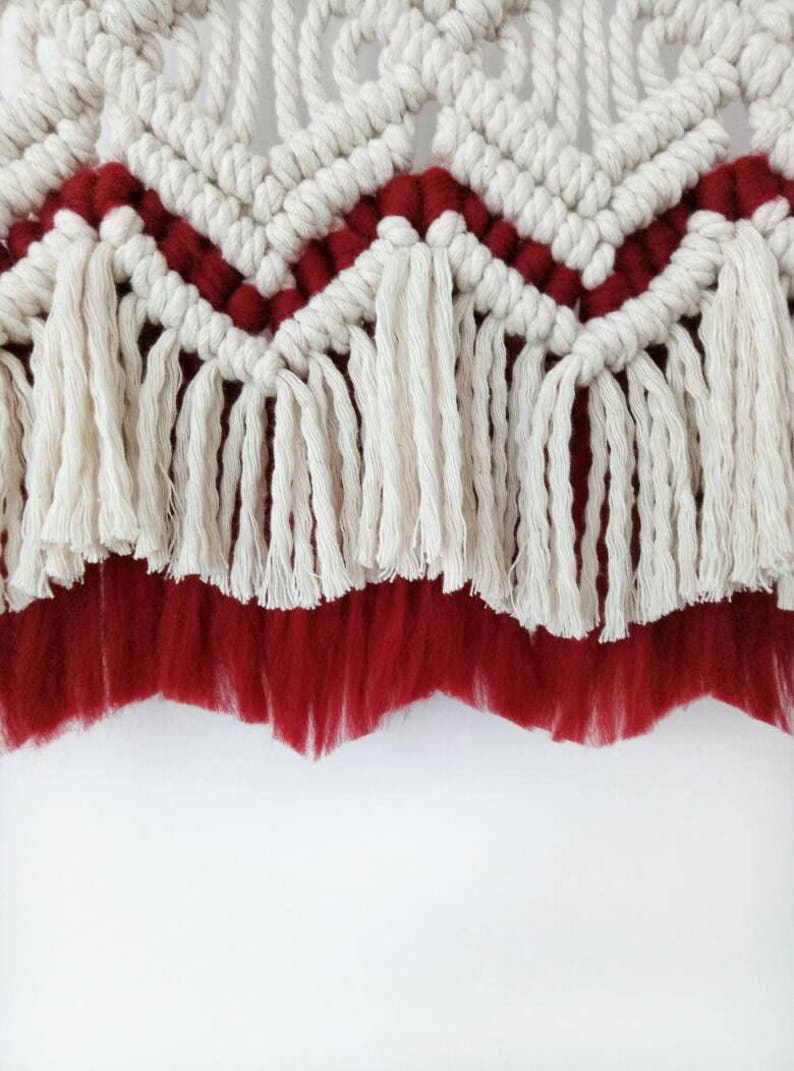 Mini Macrame Wall Hanging Small Macrame Wall Hanging Weaving Etsy