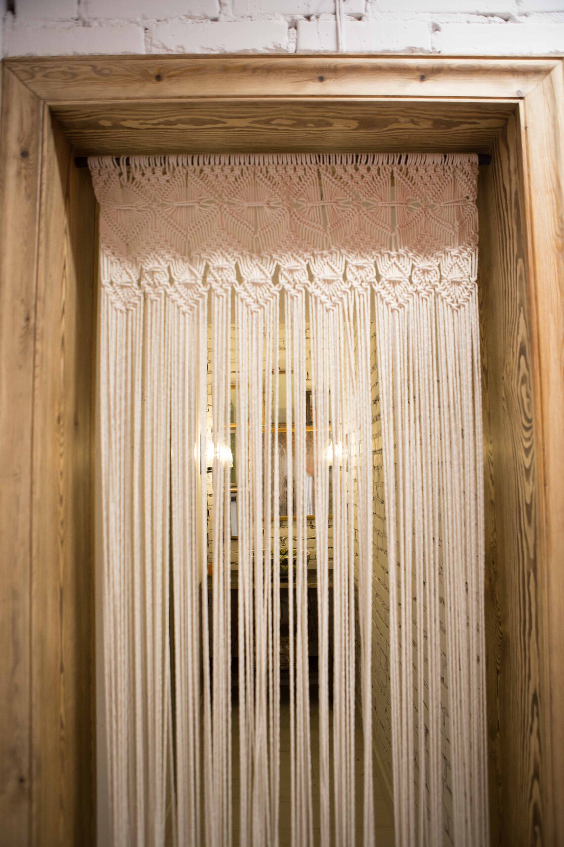 Macrame Room Divider Macrame Curtain Door Divider Door Etsy