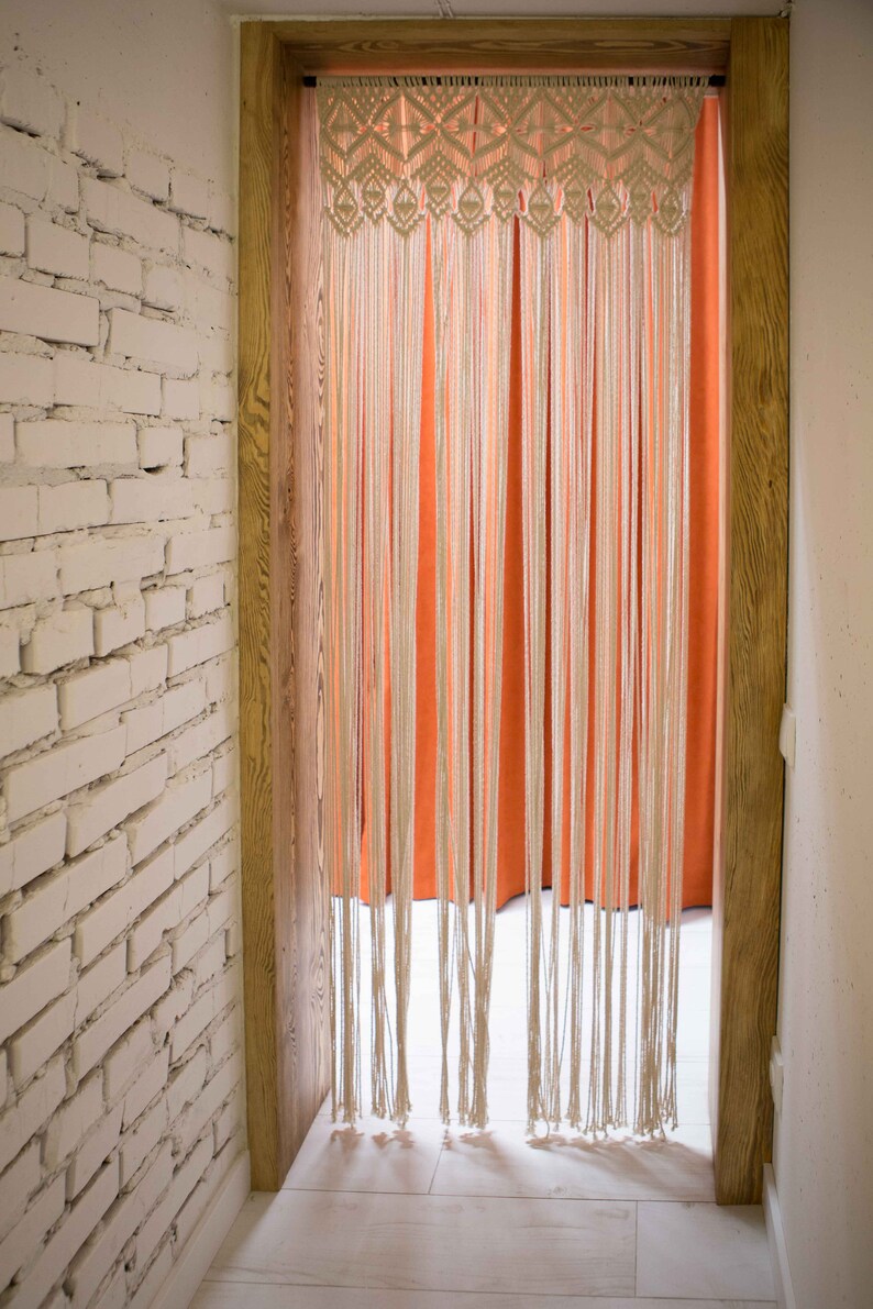 Macrame Room Divider Macrame Curtain Door Divider Door Etsy Canada