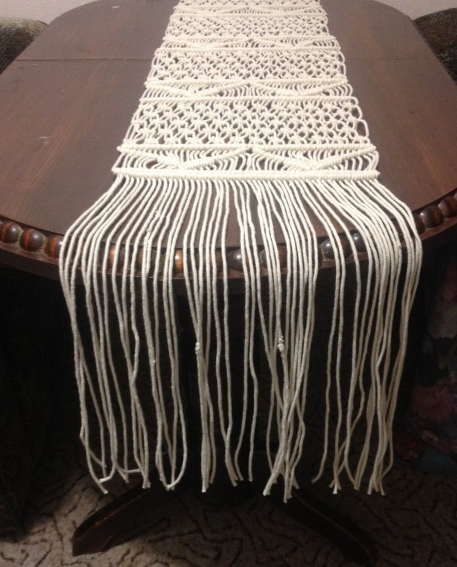 Macrame Table Runner Wedding Table Runner Table Runner Etsy