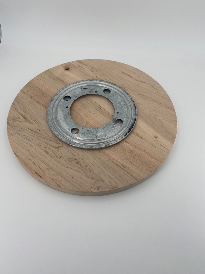 Lazy Susan Table Top Maple Top Circle Sawn Top Rustic Etsy