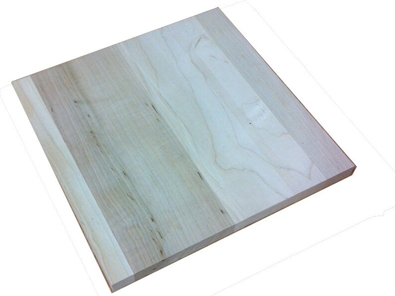 1 Thick Maple Tabletop Solid Wood Desktop Custom Kit Unfinished Table Top Bar