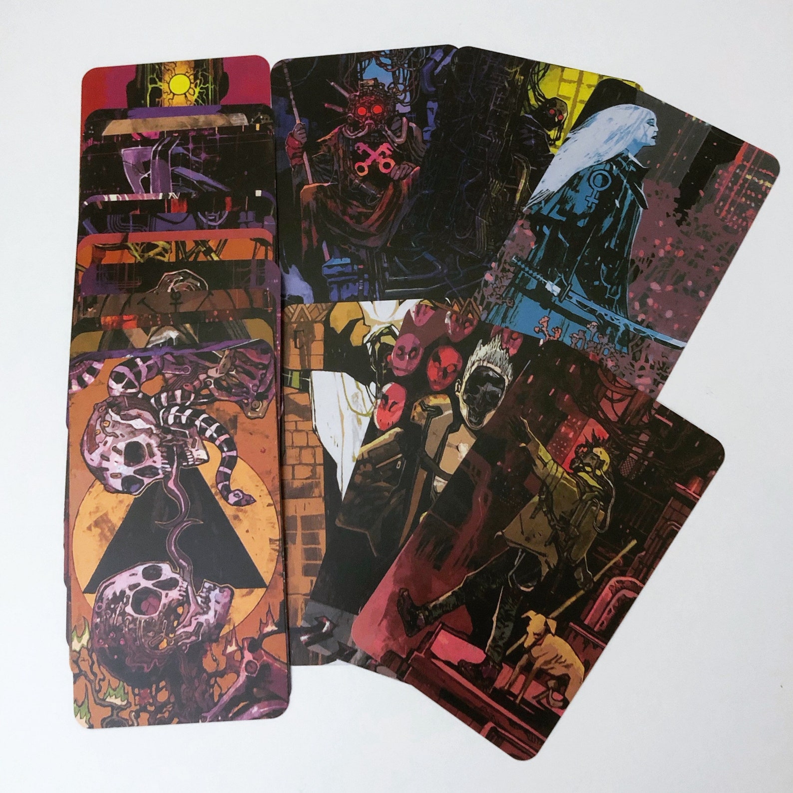 Cyberpunk 2077 Tarot Deck Replica 22 set di carte Misty Tarot Etsy