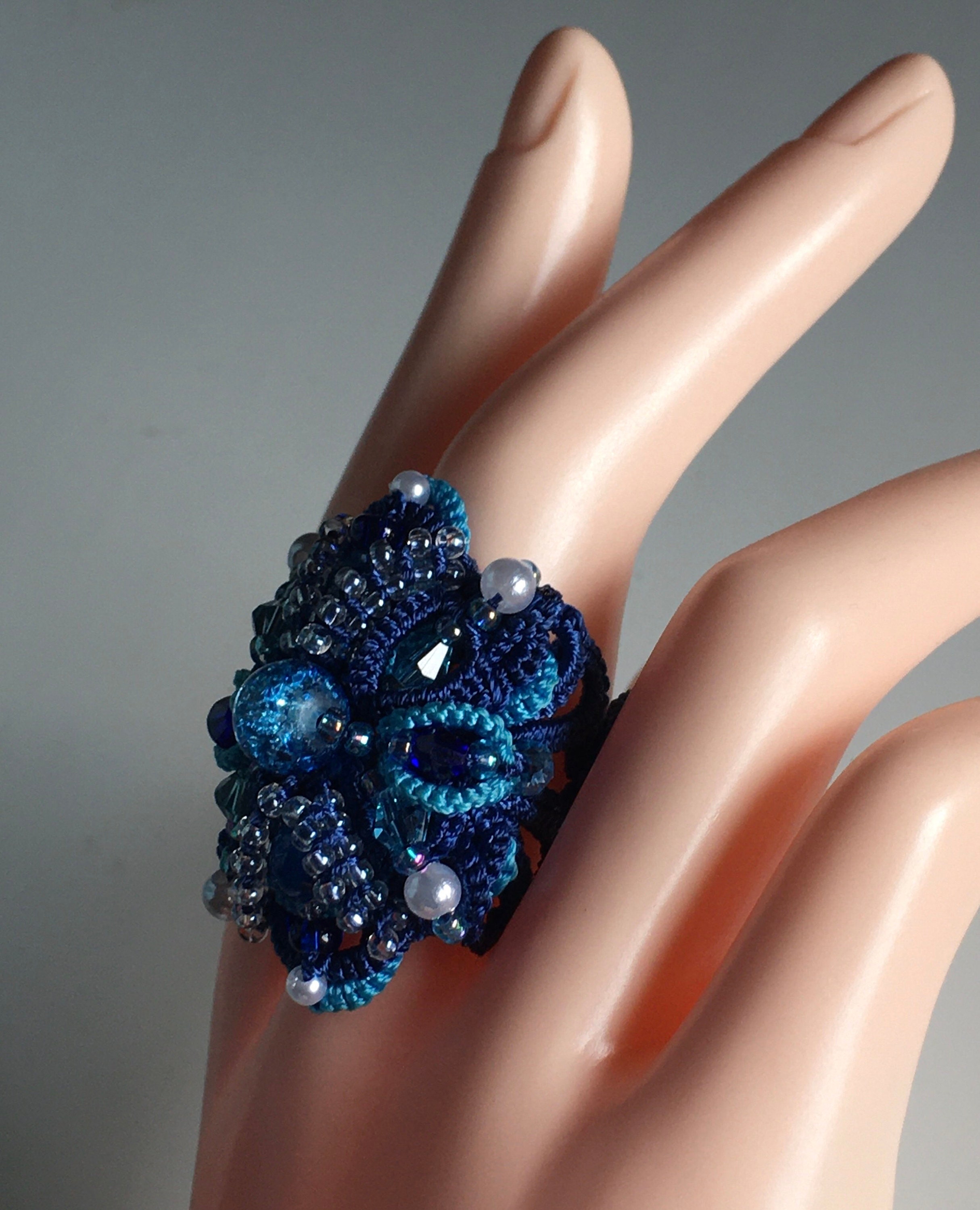 Tatting Tutorial, Ankars Tatting, Shuttle Tatting Ring, Tatting Pattern