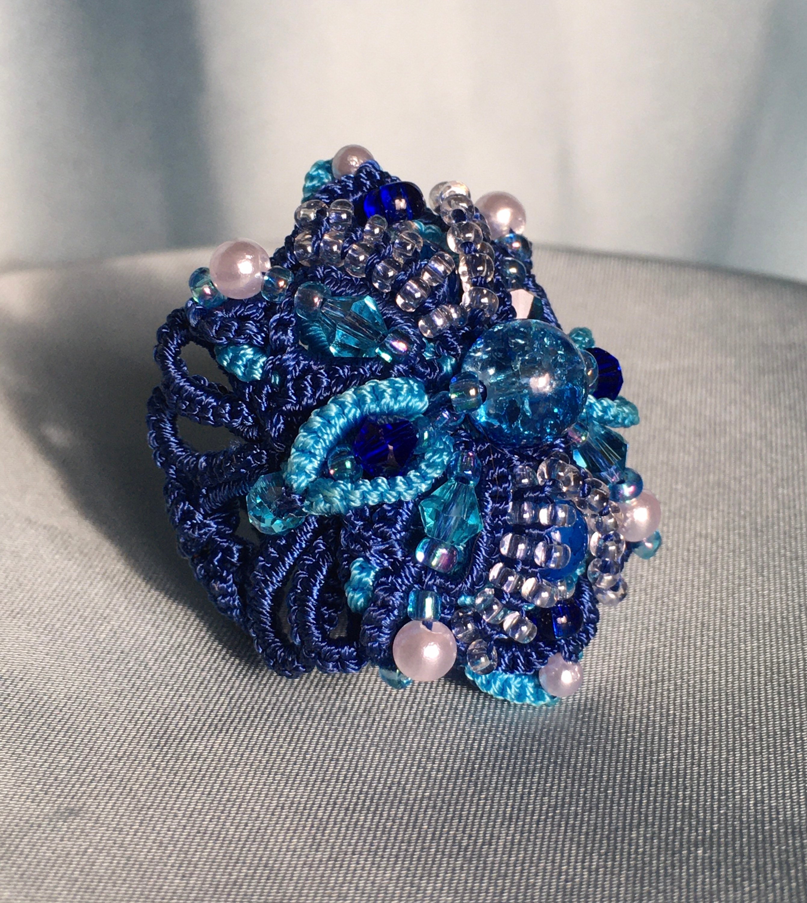 Tatting Tutorial, Ankars Tatting, Shuttle Tatting Ring, Tatting Pattern