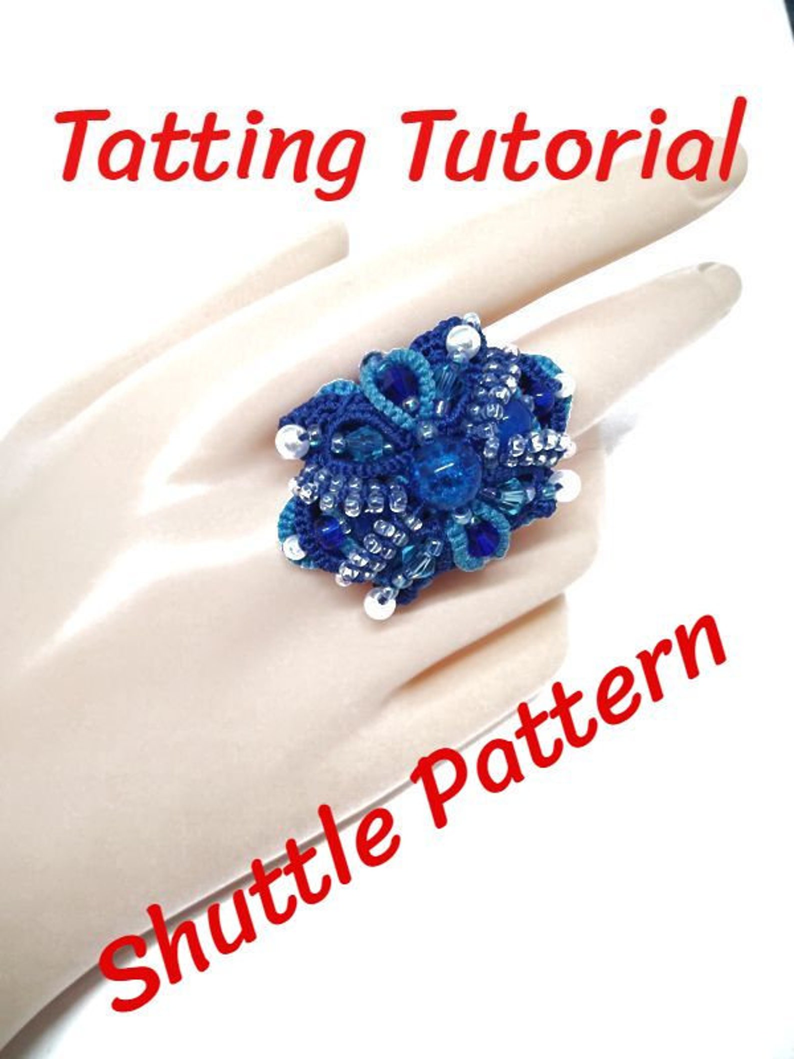 Tatting Tutorial, Ankars Tatting, Shuttle Tatting Ring, Tatting Pattern