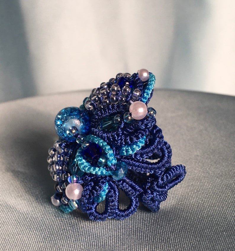 Tatting Tutorial, Ankars Tatting, Shuttle Tatting Ring, Tatting Pattern